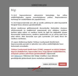 yeni kimlik randevusu